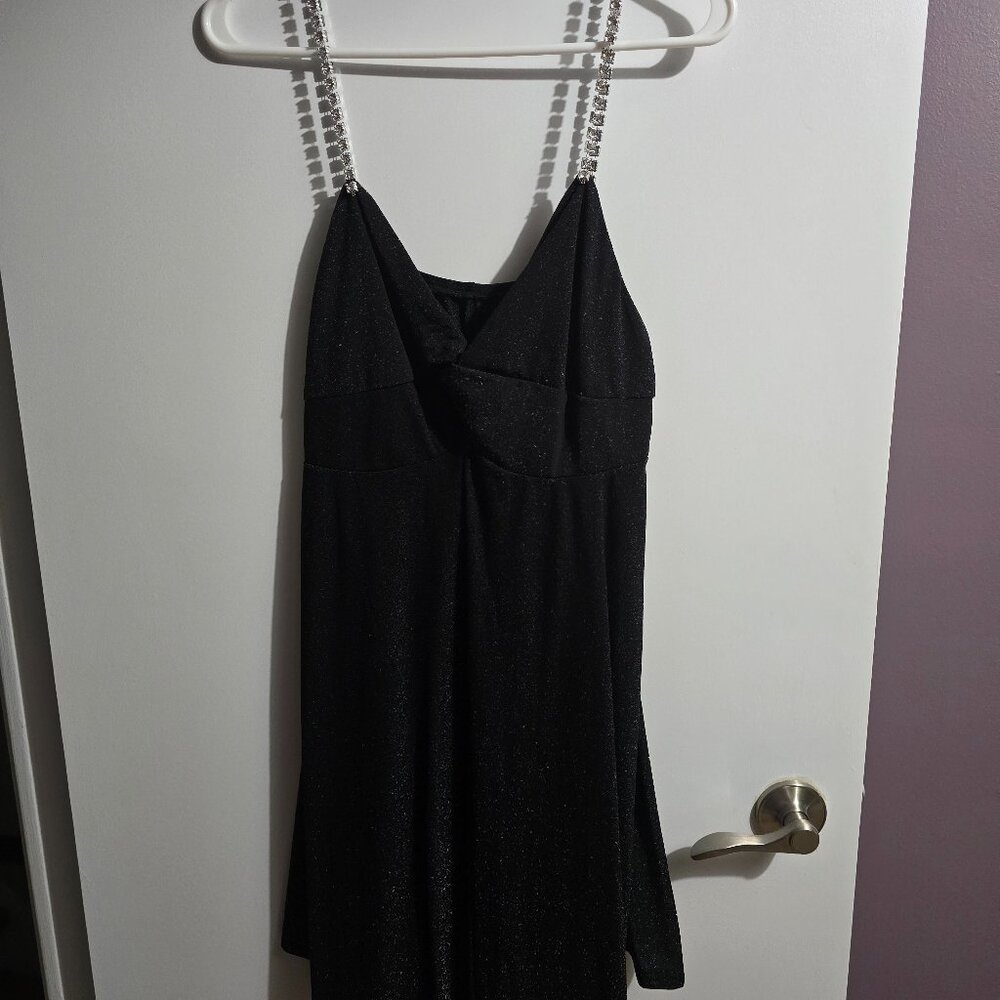 Black Sparkly Party Dress